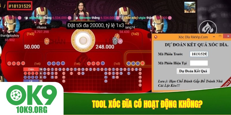 Tool xóc đĩa có hoạt động không?