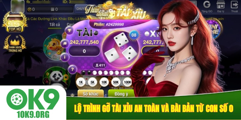 Lộ trình gỡ tài xỉu an toàn và bài bản từ con số 0